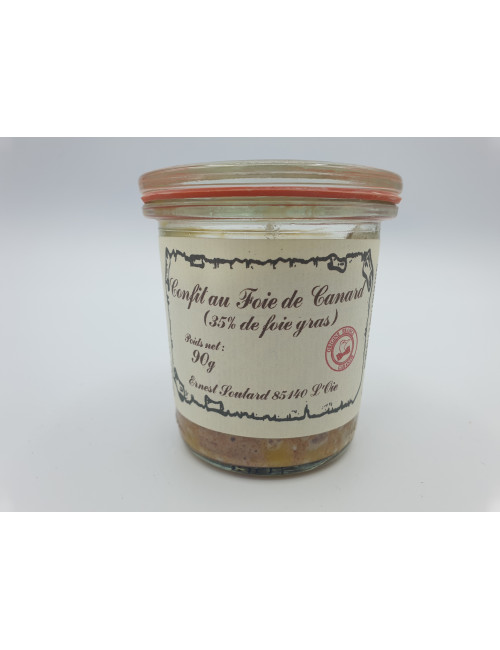 VERRINE WECK FOIE & CONFIT DE CANARD 90 GR