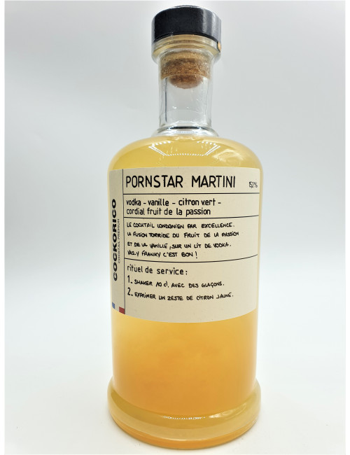 COCKORICO PORN STAR MARTINI vodka passion vanille 70CL 15.2°