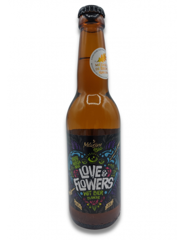 LOVE FLOWERS 33CL BIERE BLANCHE BIO