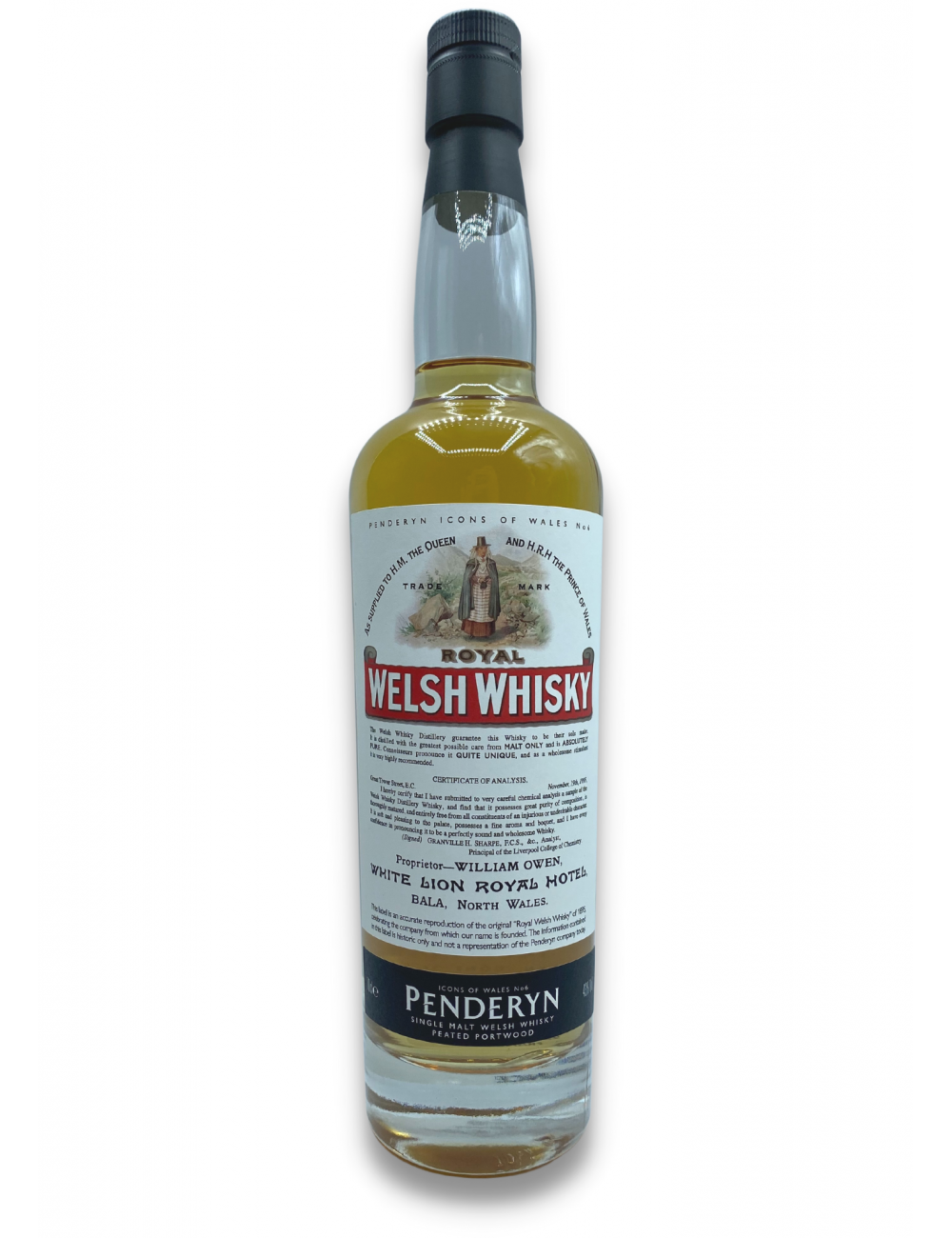 PENDERYN ROYAL WELSH WHISKY 43° PENDERYN ROYAL WELSH WHISKY 43°