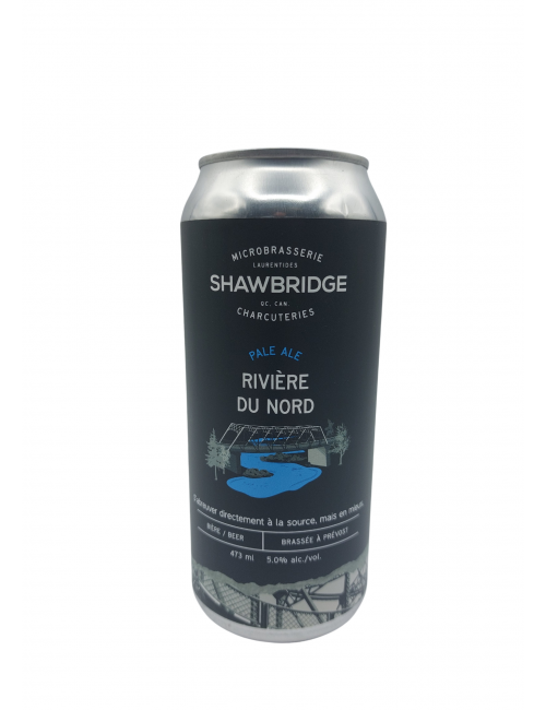 CANETTE LA RIVIERE DU NORD PALE ALE SHAWBRIDGE 47 CL CANADA