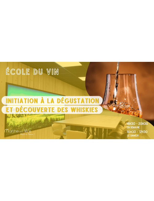 Initiation a la dégustation et découverte des whiskies