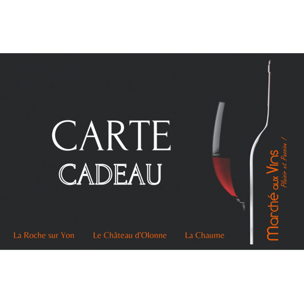 CARTE CADEAU DU MARCHÉ AUX VINS