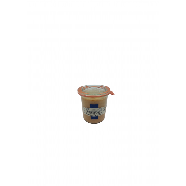RILLETTE DE CREVETTES ROTIES AU BEURRE SALE BIO 100grs