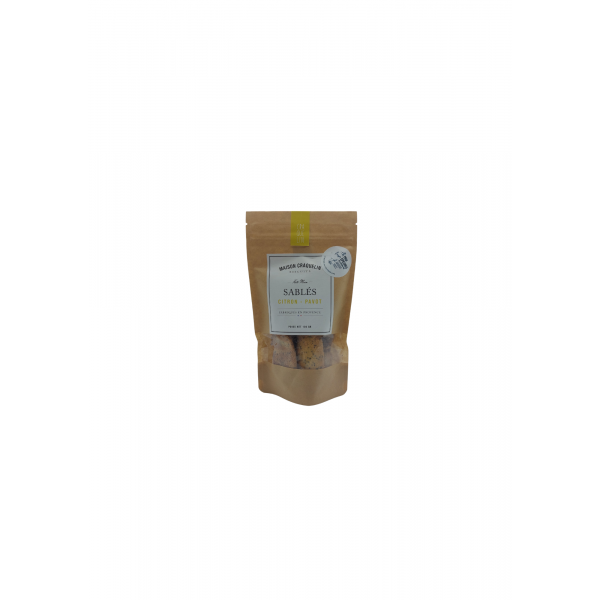 SABLE CITRON PAVOT 80G CRAQUELIN