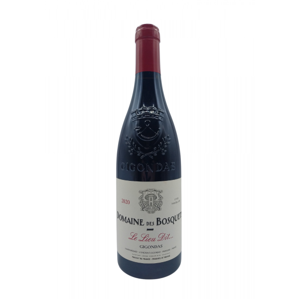 GIGONDAS LE LIEU DIT ROUGE DOMAINE DES BOSQUETS