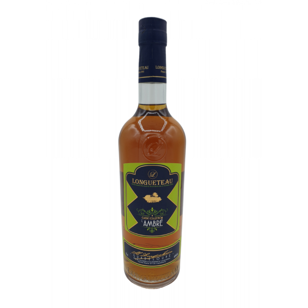 RHUM AMBRE LONGUETEAU 45° 70CL 18 MOIS FUT COGNAC