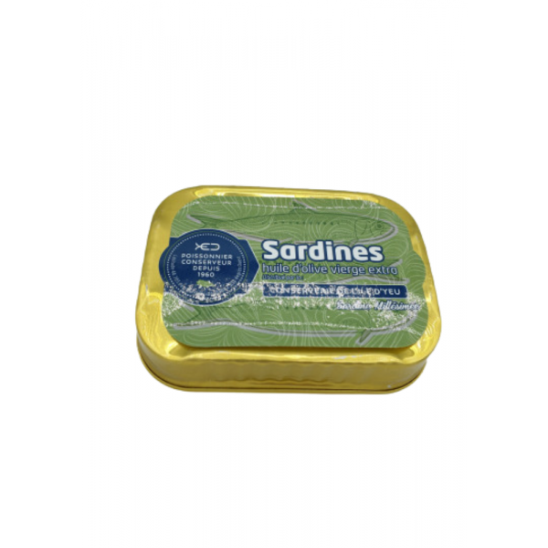 BOITE DE SARDINES HENNEQUIN HUILE OLIVE MILLESIMEES 115GRS