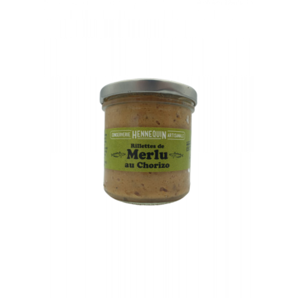 RILLETTES DE MERLU AUX CHORIZO HENNEQUIN 140GRS